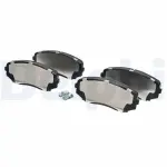 DELPHI Piduriklotsi komplekt,  ketaspidur LP2098