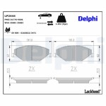 DELPHI Piduriklotsi komplekt,  ketaspidur LP2444