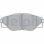 DELPHI Piduriklotsi komplekt,  ketaspidur LP2496