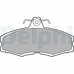 DELPHI Piduriklotsi komplekt,  ketaspidur LP250