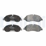 DELPHI Piduriklotsi komplekt,  ketaspidur LP3136