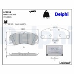 DELPHI Piduriklotsi komplekt, ketaspidur LP3233
