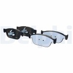 DELPHI Piduriklotsi komplekt,  ketaspidur LP3256