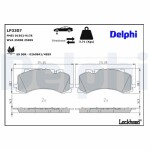 DELPHI Piduriklotsi komplekt,  ketaspidur LP3307