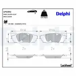 DELPHI Piduriklotsi komplekt,  ketaspidur LP3392