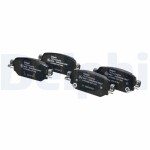 DELPHI Piduriklotsi komplekt,  ketaspidur LP3393