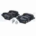 DELPHI Piduriklotsi komplekt,  ketaspidur LP3580