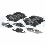 DELPHI  Piduriklotsi komplekt,ketaspidur LP3608