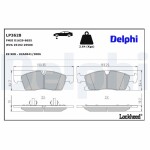 DELPHI Piduriklotsi komplekt,  ketaspidur LP3628