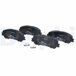 DELPHI  Piduriklotsi komplekt,ketaspidur LP3693