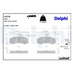 DELPHI Piduriklotsi komplekt,  ketaspidur LP378