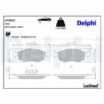 DELPHI Piduriklotsi komplekt,  ketaspidur LP3831