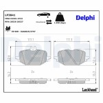 DELPHI Piduriklotsi komplekt,  ketaspidur LP3841