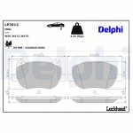 DELPHI Piduriklotsi komplekt, ketaspidur LP3912