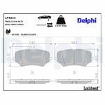DELPHI Piduriklotsi komplekt,  ketaspidur LP4024