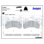 DELPHI Piduriklotsi komplekt,  ketaspidur LP4067