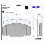 DELPHI Piduriklotsi komplekt,  ketaspidur LP415