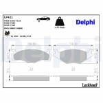 DELPHI Piduriklotsi komplekt,  ketaspidur LP421