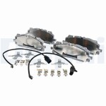 DELPHI  Piduriklotsi komplekt,ketaspidur LP5030EV