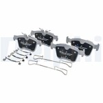 DELPHI Piduriklotsi komplekt,  ketaspidur Electric Vehicle Range LP5078EV