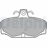 DELPHI Piduriklotsi komplekt,  ketaspidur LP507
