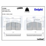 DELPHI  Piduriklotsi komplekt,ketaspidur LP568