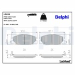 DELPHI Piduriklotsi komplekt,  ketaspidur LP629