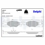 DELPHI Piduriklotsi komplekt,  ketaspidur LP677