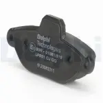DELPHI  Piduriklotsi komplekt,ketaspidur LP851