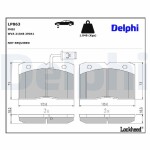 DELPHI Piduriklotsi komplekt,  ketaspidur LP863
