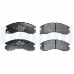 DELPHI Piduriklotsi komplekt,  ketaspidur LP871