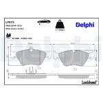 DELPHI Piduriklotsi komplekt,  ketaspidur LP873