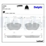 DELPHI Piduriklotsi komplekt,  ketaspidur LP909