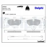 DELPHI Piduriklotsi komplekt,  ketaspidur LP910