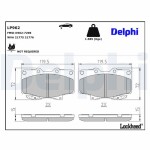 DELPHI Piduriklotsi komplekt,  ketaspidur LP962