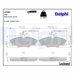 DELPHI Piduriklotsi komplekt,  ketaspidur LP985