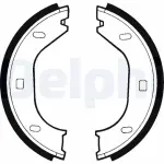 DELPHI Käsipiduri klotsid (seisupidur) LS1370