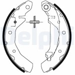DELPHI Piduriklotside komplekt LS1821