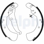 DELPHI Piduriklotside komplekt LS1829