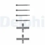 DELPHI Lisakomplekt,  ketaspiduriklotsid LX0039