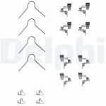 DELPHI  Lisakomplekt, ketaspiduriklotsid LX0062