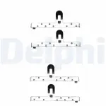 DELPHI  Lisakomplekt, ketaspiduriklotsid LX0071