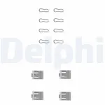 DELPHI  Комплектующие, колодки дискового тормоза LX0075