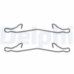 DELPHI  Lisakomplekt, ketaspiduriklotsid LX0088