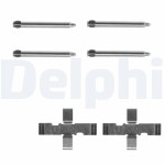 DELPHI  Комплектующие, колодки дискового тормоза LX0095