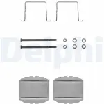 DELPHI Комплектующие,  колодки дискового тормоза LX0122