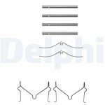 DELPHI Lisakomplekt,  ketaspiduriklotsid LX0143