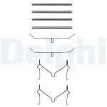 DELPHI  Lisakomplekt, ketaspiduriklotsid LX0182