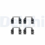 DELPHI Lisakomplekt,  ketaspiduriklotsid LX0200