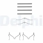 DELPHI Lisakomplekt,  ketaspiduriklotsid LX0211